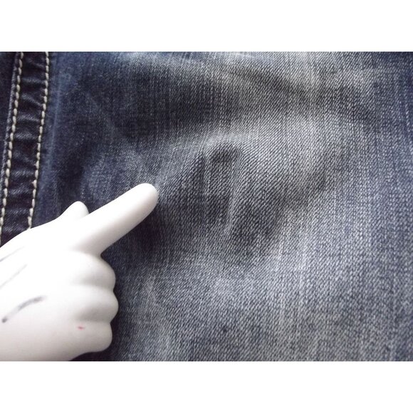 Miss Me Jeans Womens 27 X 30" JE13048L Signature Rise boot studded rhinestones - Picture 7 of 13